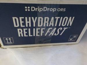 lot 91 image: 100 Packets Drip Drops Dehydration Relief Fast Lemon