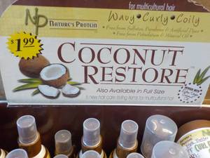 lot 133 image: Coconut Restore 37 sample size of 6 Different Products
