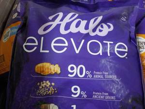 lot 136 image: 20 lb. Bag Halo Elevate Health Grains Puppy Food