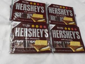 lot 184 image: 4 - 6 packs Hersheys Full Size Candy Bars