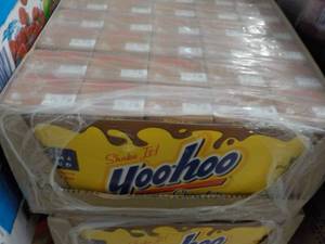 lot 217 image: 40 pack Yahoo Chocolate Drink - does not need refrigeration