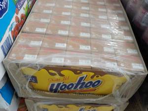 lot 222 image: 40 pack Yahoo Chocolate Drink - does not need refrigeration