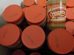 lot 229 image: 6 x 40 oz Peanut Delight Peanut Butter past best date