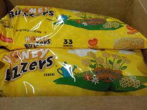 lot 234 image: 3 x 33 oz Bags Honey Buzzers Cereal Best by 10162023