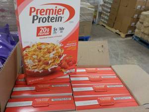lot 236 image: 8 x 9 oz boxes Post Mixed Berry Almond Cereal Best by 082023