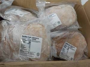 lot 243 image: L Case of 2 oz Frozen pkgs Oven Roasted Chicken Slices