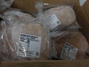 lot 248 image: L Case of 2 oz Frozen pkgs Oven Roasted Chicken Slices