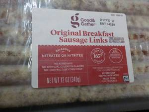 lot 265 image: F 8 x 12 oz Frozen pkgs Original Breakfast Sausage Links