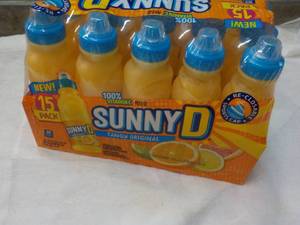 lot 319 image: 15 pack Sunny D Tangy 11.3 oz bottles Best By 11222023