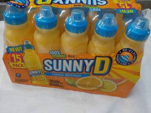 lot 320 image: 15 pack Sunny D Tangy 11.3 oz bottles Best By 11222023