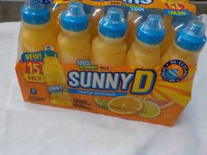 lot 321 image: 15 pack Sunny D Tangy 11.3 oz bottles Best By 11222023