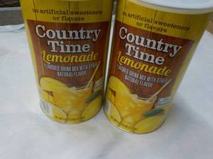 lot 328 image: 2 x 5 lb. 2.5 oz Country Time Lemonade Mix best date 012025