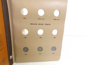 33 Coin Indian Head Penny Collection in Dansco Book #7101