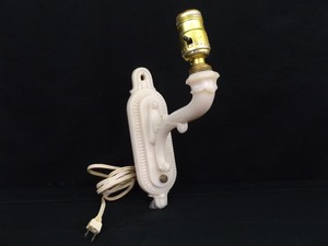 Vintage Art Deco Slag Glass Wall Lamp