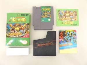 Vintage&nbspWORKING&nbspNintendo Adventure Island Game wOriginal Box and Booklets