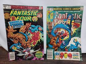 lot 14 image: Two Marvel Fantastic Four Comics