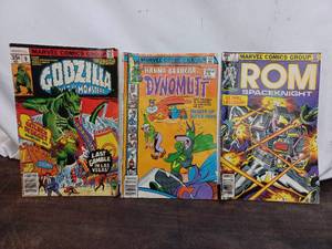 lot 16 image: Three Marvel Comics