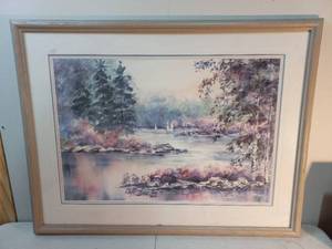 lot 33 image: Indian Summer by Lou Roman Print