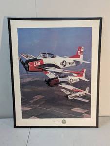 lot 43 image: Framed Trojans, Three Print