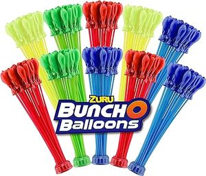 lot 40 image: TWO (2) Boxes Bunch O Balloons Multi-Colored (10 Bunches) by ZURU, 350 Rapid-Filling Self-Sealing Instant Water Balloons