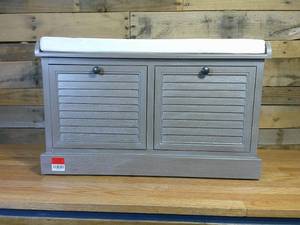 lot 94 image: J Hunt 2 Drawer Shutter Bench  Damage, see photos