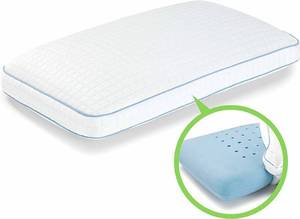 lot 70 image: PureLUX Simply Cool Gel Memory Foam Pillow, Queen