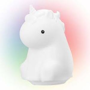 lot 127 image: Globe Squish Emma Unicorn Silicone Color Changing Tap Light