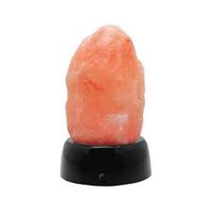 lot 183 image: Salt Table Lamp with USB - Himalayan Glow