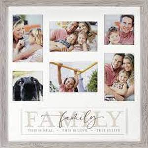 lot 102 image: Malden 6-opening Family This Is Life Collage Frame