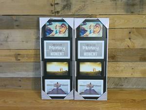 lot 108 image: TWO Malden 4-opening Matted Panel Collage Frames