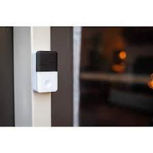 lot 137 image: Hampton Bay Wireless Plug-In Doorbell Kit with LED Indicator and Wireless Push Button, White
