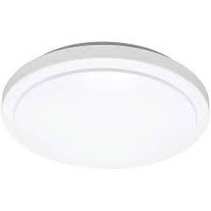 lot 185 image: Commercial Electric 16 in. White Round LED Flush Mount Ceiling Light 1640 Lumens 4000K Bright White Dimmable Bedroom Basement Garage (NO PARTS BAG)