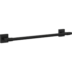 lot 201 image: Franklin Brass Maxted 18 in. Towel Bar in Matte Black