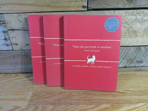 lot 248 image: Three (3) Guided Journals for you and your cat