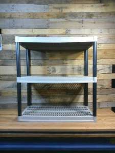 lot 273 image: 3-Tier RubbermaidHDX Garage Shelf