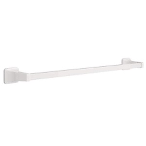 lot 211 image: Franklin Brass Futura 24 in. Towel Bar in White