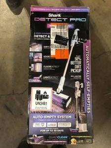 Shark Detect Pro Auto-Empty Bagless Cordless HEPA Filter Stick Vacuum System QuadClean Multi-Surface Brushroll in White IW3511 Customer Returns See Pictures