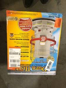 DuraHeat Portable Convection Kerosene Heater Provides 23,800 Btus of Warmth  Customer Returns See Pictures
