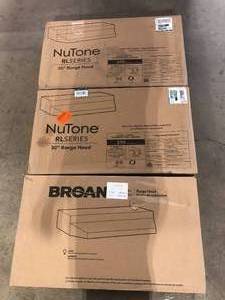 Lot of Assorted Range Hoods Various Models and Conditions  Customer Returns See Pictures