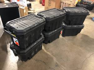 Lot of Assorted Anvil 24 in. Black Plastic Rolling Tool Box Customer Returns See Pictures