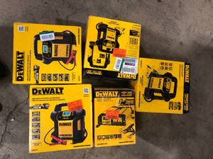 Lot of Assorted Dewalt Portable power Stations Various Models and Conditions Customer Returns See Pictures