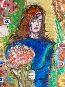 lot 133 image: Gorgeous Signed Canvas Original Painting