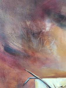 lot 8 image: Large Sanctuary Acrylic on Canvas Painting by Rebecca Koponen