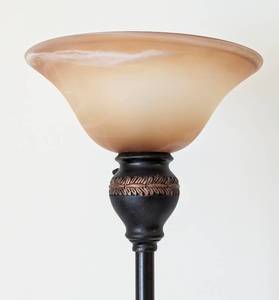 lot 30 image: Decorative Bronze Floor Lamp