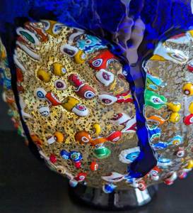 lot 34 image: Small Millefiori Art Glass Bowl