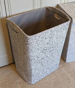 lot 80 image: Pair of Decorative Cloth Hampers