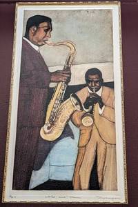 lot 105 image: Framed Miles and Trane Artist Proof by Susan Dysinger