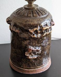 lot 143 image: Glazed Stoneware Table Lamp