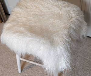 lot 170 image: Fuzzy Topped Stool