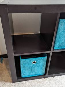 lot 172 image: Wooden Storage Cube Cabinet